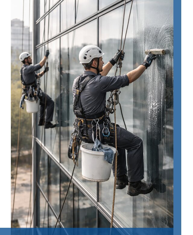 Мойка сплошного остекления в Тобольске, заказать от 305 р.| ВЫСОТНИК-Тбл