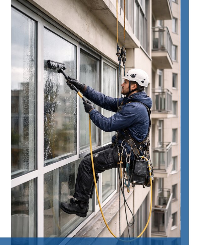 Мойка балконного остекления в Тобольске от 3558 р. | ВЫСОТНИК-Тбл