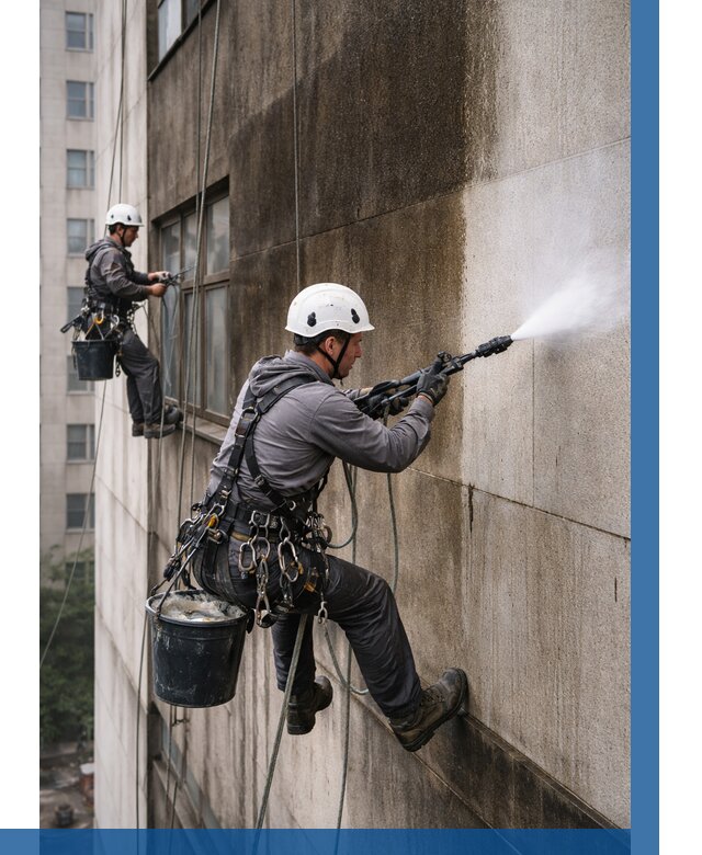 Очистка фасада от копоти в Тобольске от 254 р. | ВЫСОТНИК-Тбл