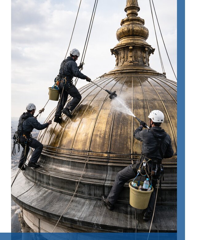 Мойка куполов и шпилей в Тобольске от 8134 р. - заказать | ВЫСОТНИК-Тбл