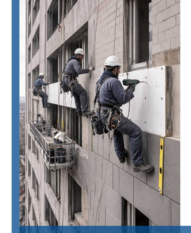 Монтаж фасадных термопанелей высокого качества в Тобольске