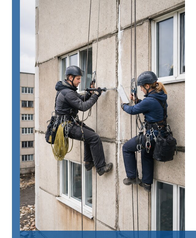 Герметизация межпанельных швов тёплым швом в Тобольске
