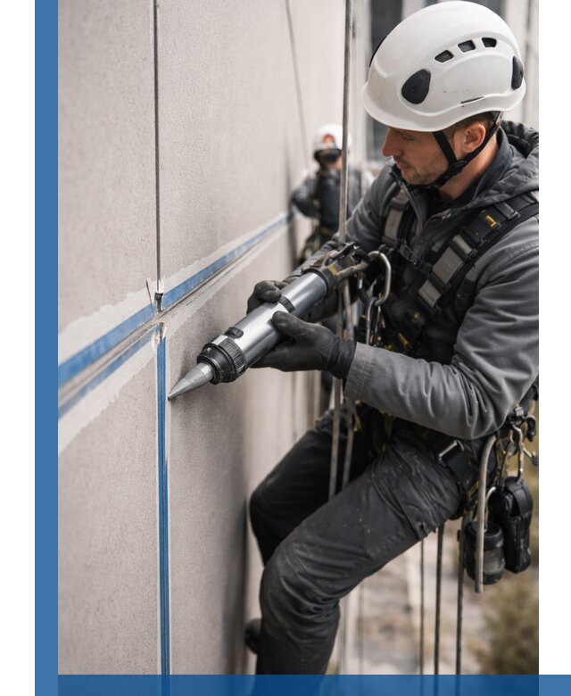 Герметизация стыков фасадных панелей в Тобольске качественно и быстро