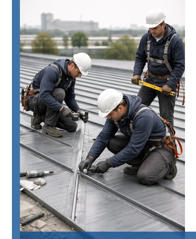 Ремонт фальцевой кровли в Тобольске срочно и качественно