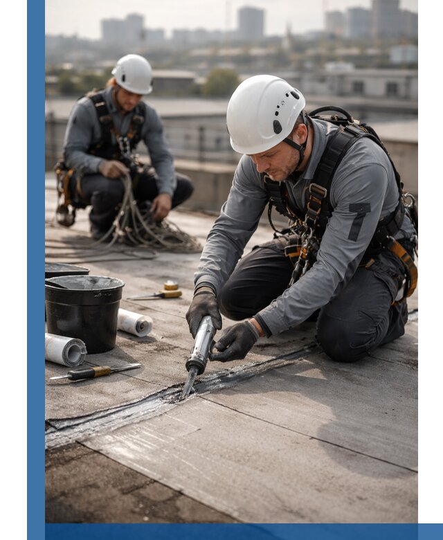 Аварийное и капитальное устранение протечек кровли в Тобольске