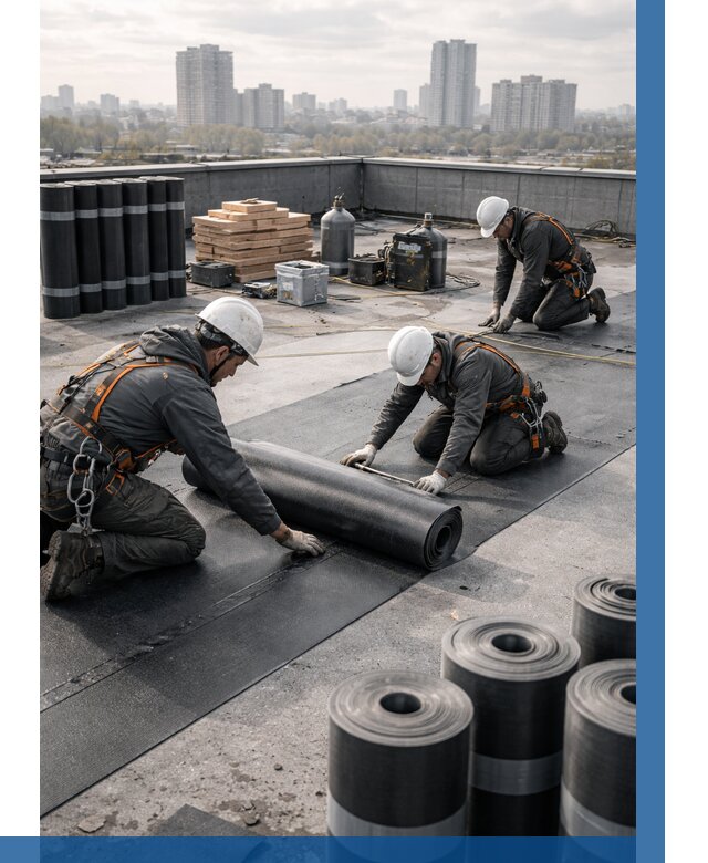 Монтаж мягкой кровли под ключ в Тобольске от 458 р. | ВЫСОТНИК-Тбл