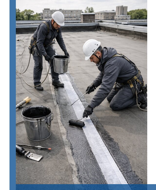 Гидроизоляция кровли мастикой в Тобольске надежная защита