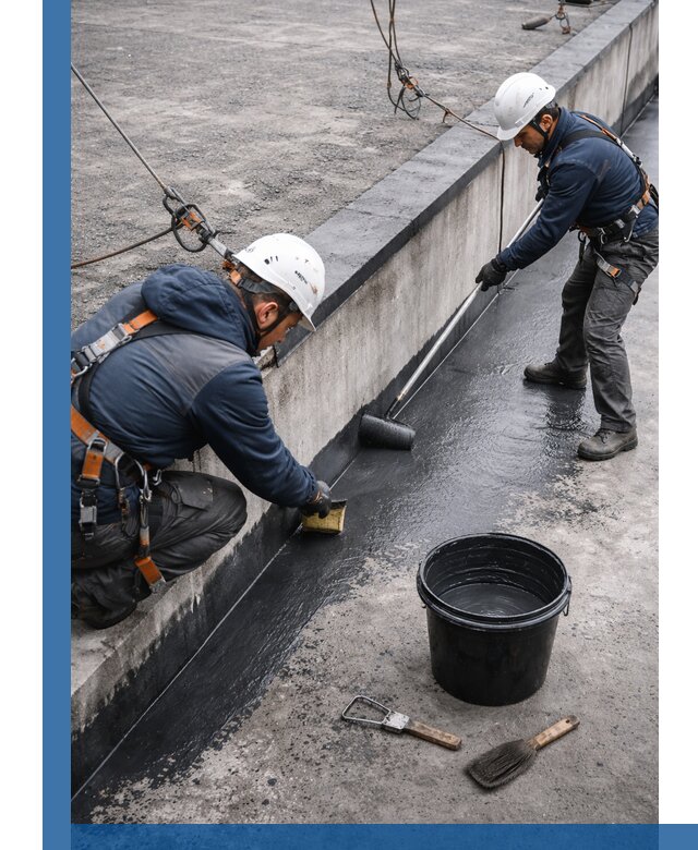 Гидроизоляция кровли жидкой резиной профессионально в Тобольске