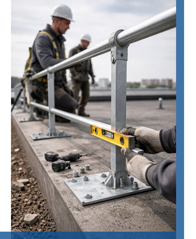 Монтаж кровельного ограждения в Тобольске от 1220 р. | ВЫСОТНИК-Тбл