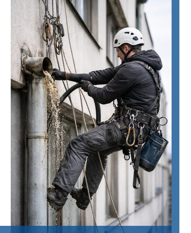 Прочистка водосточных труб в Тобольске от 3558 р. | ВЫСОТНИК-Тбл