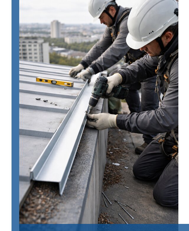 Монтаж капельника на кровле в Тобольске с гарантией качества