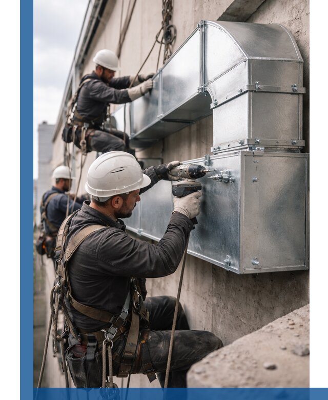 Профессиональный монтаж вентиляционных коробов в Тобольске под ключ