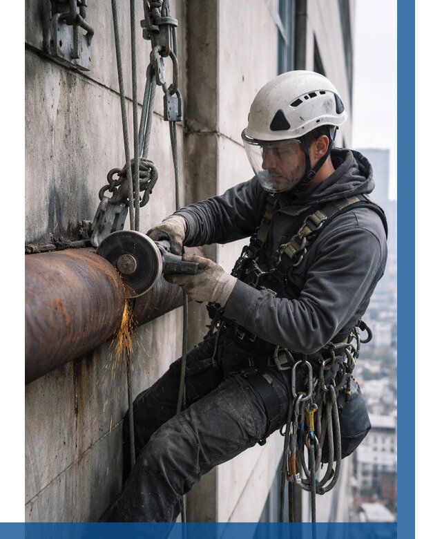 Резка металла на высоте в Тобольске по цене от 4575 р. | ВЫСОТНИК-Тбл