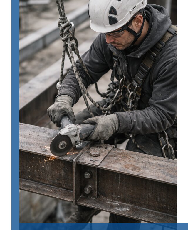 Резка металла на высоте в Тобольске для зданий и конструкций