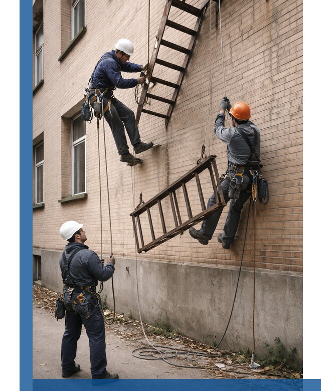Демонтаж пожарной лестницы в Тобольске быстро и безопасно