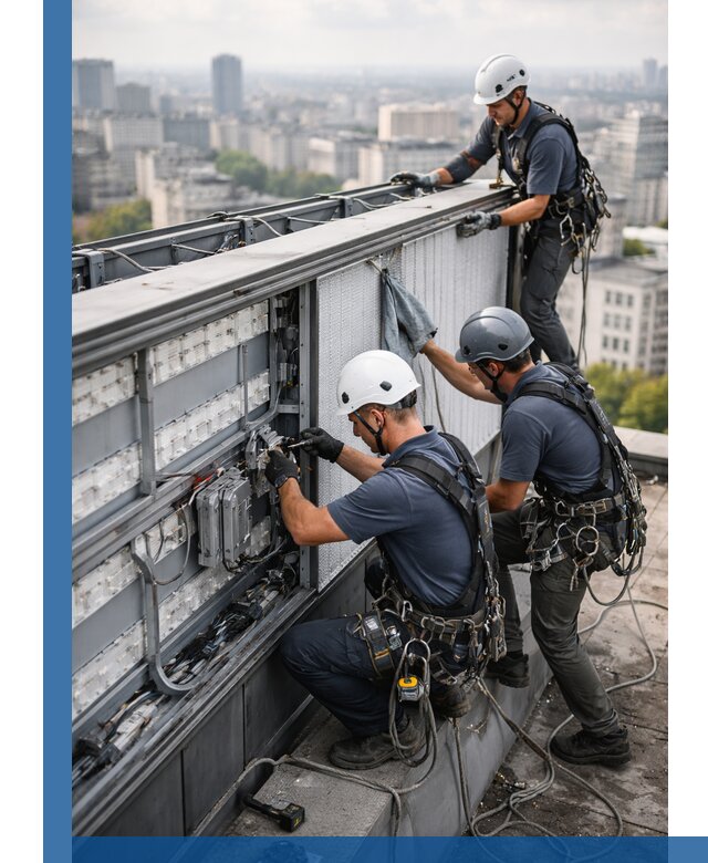 Профессиональное обслуживание крышной рекламы в Тобольске под ключ