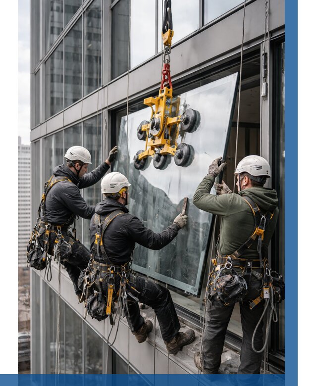 Фасадное остекление зданий под ключ в Тобольске от 10167 р. | ВЫСОТНИК-Тбл