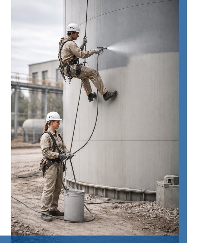 Покраска резервуаров в Тобольске от 1220 р. | ВЫСОТНИК-Тбл — заказать