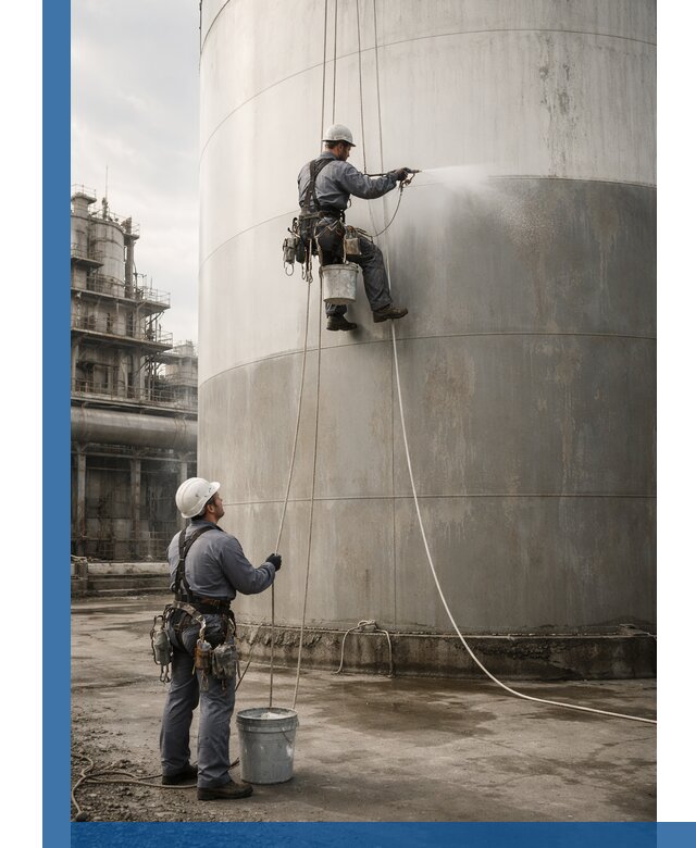 Покраска стальных резервуаров и емкостей в Тобольске профессионально