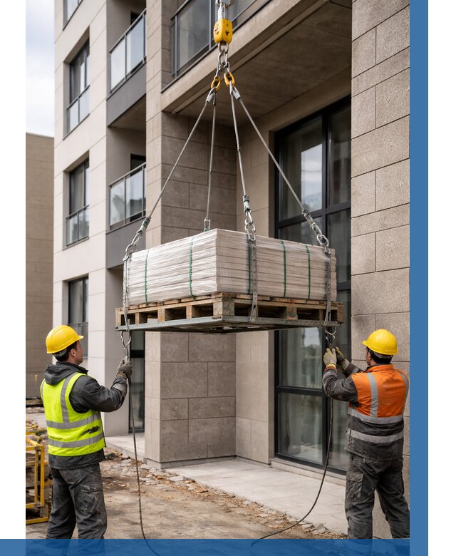 Подъем керамогранита на этаж в Тобольске от 3558 р. | ВЫСОТНИК-Тбл