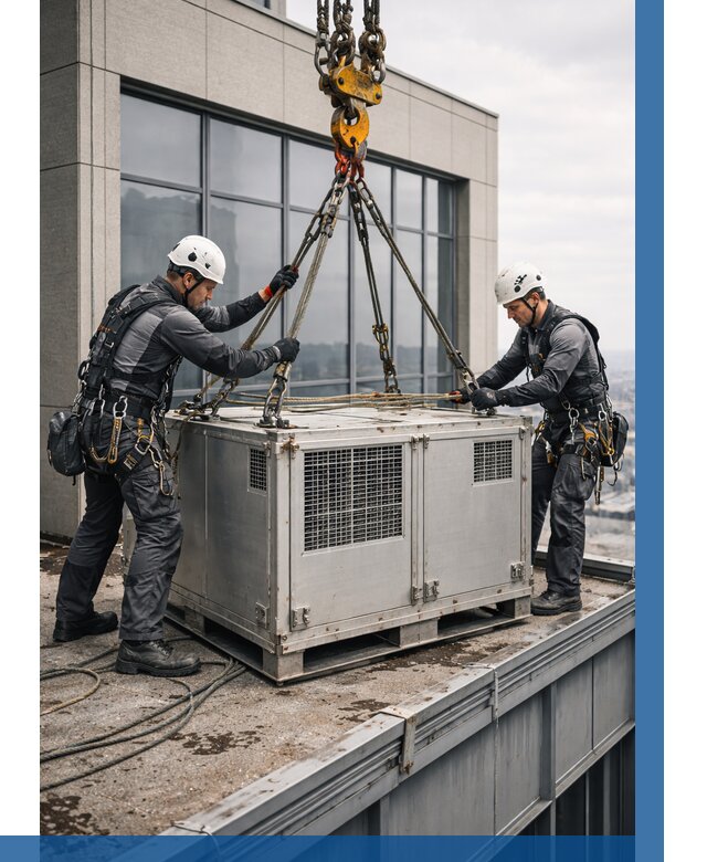 Такелажные работы на высоте в Тобольске от 8134 р. | ВЫСОТНИК-Тбл