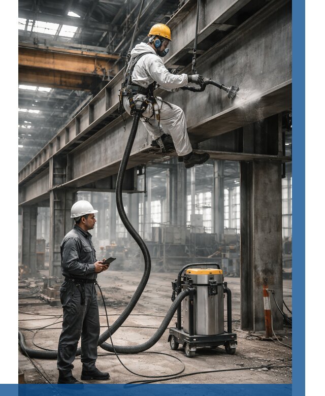 Обеспыливание конструкций в цехе в Тобольске от 4270 р. | ВЫСОТНИК-Тбл