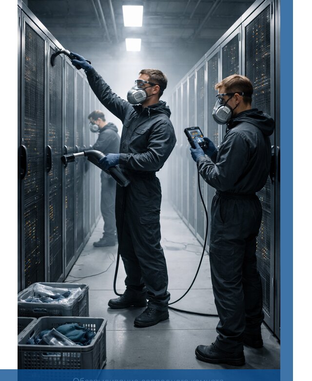 Обеспыливание серверной комнаты в Тобольске от 4575 р. | ВЫСОТНИК-Тбл