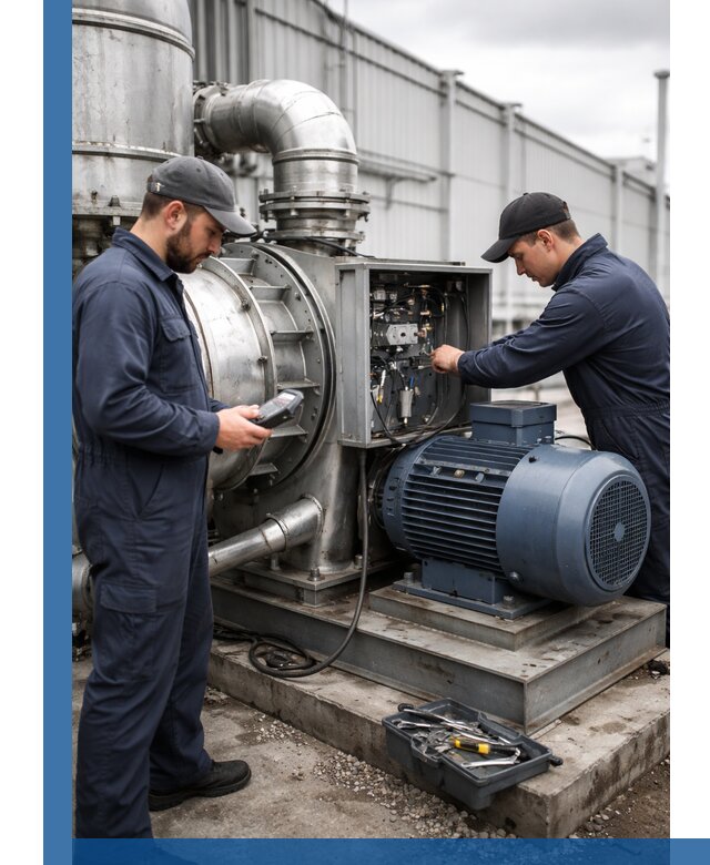 Техническое обслуживание промышленного оборудования в Тобольске