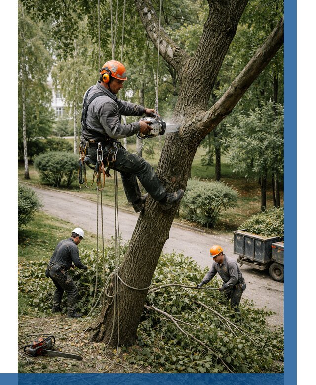 Кронирование деревьев в Тобольске от 6609 р. | ВЫСОТНИК-Тбл