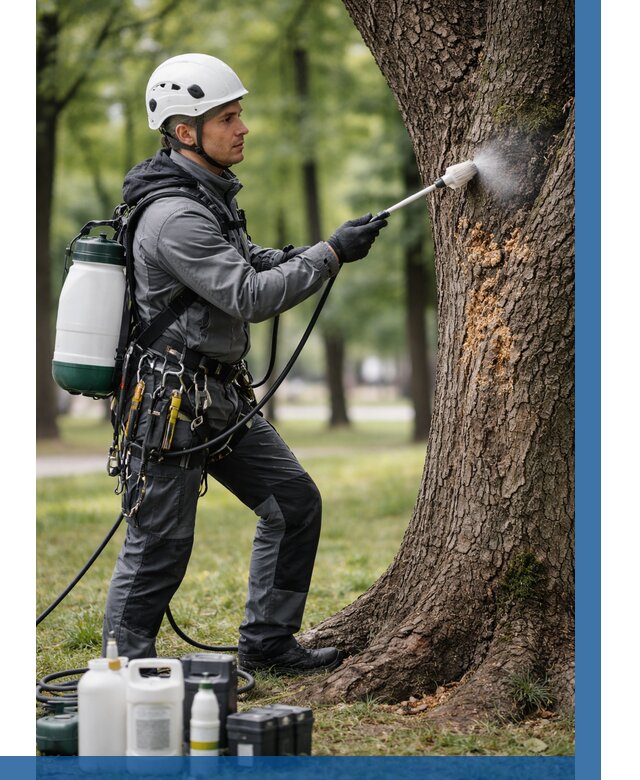 Обработка деревьев от вредителей в Тобольске от 4575 р. | ВЫСОТНИК-Тбл