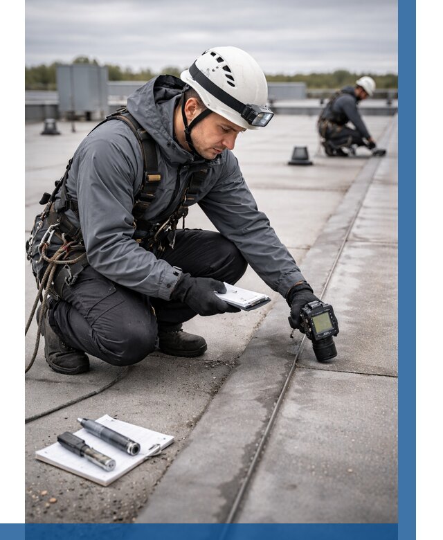 Обследование кровли на протечки в Тобольске от 4575 р. | ВЫСОТНИК-Тбл