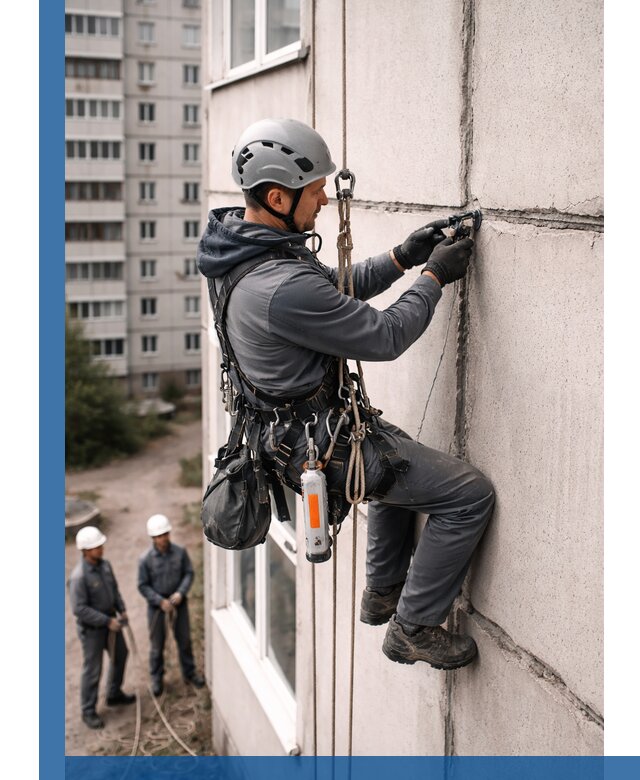 Обследование межпанельных швов и герметизация в Тобольске